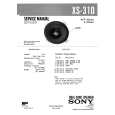 SONY XS310 Service Manual cover photo