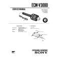 SONY ECMV3000 Service Manual cover photo