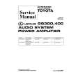 PIONEER LEXUS GS300/400 Service Manual cover photo