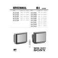 SONY KV21X4U Service Manual cover photo