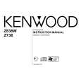 KENWOOD Z738 Owner's Manual cover photo