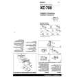 SONY XE-700 Owner's Manual cover photo