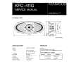KENWOOD KFC411G Service Manual cover photo