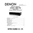 DENON DE-70 Service Manual cover photo