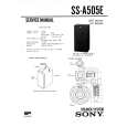 SONY SSA505E Service Manual cover photo