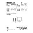 SONY KV21V6E Service Manual cover photo