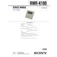 SONY RMRK100 Service Manual cover photo