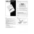AKAI P1 Owner's Manual cover photo
