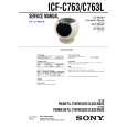 SONY ICFC763 Service Manual cover photo