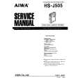 AIWA HS-J505 Service Manual cover photo