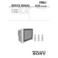 SONY KVAR29M61 Service Manual cover photo