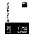 NAD T752 Service Manual cover photo
