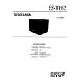 SONY SS-W662 Service Manual cover photo