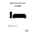 HITACHI VT498EM Owner's Manual cover photo