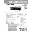 SONY CDP38ESD Service Manual cover photo