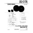 SONY XSE176 Service Manual cover photo