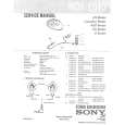 SONY MDRE575 Service Manual cover photo