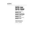 SONY DFS-700 Service Manual cover photo