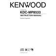 KENWOOD KDC-MP8533 Owner's Manual cover photo