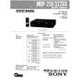 SONY MDP-210 Service Manual cover photo