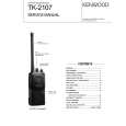 KENWOOD TK2107 Service Manual cover photo