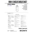 SONY NWE403 Service Manual cover photo