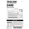 TEAC 2488 Owner's Manual cover photo