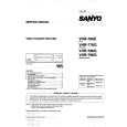 SANYO VHR786G Service Manual cover photo