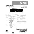 SONY XV-C700 Service Manual cover photo