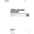 SONY EV-C20 Owner's Manual cover photo