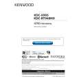 KENWOOD KDC-X995 Owner's Manual cover photo