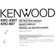 KENWOOD KRC807 Owner's Manual cover photo
