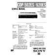 SONY CDP502ES Service Manual cover photo