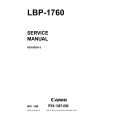 CANON LBP1760 Service Manual cover photo