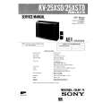 SONY KV25XM Service Manual cover photo