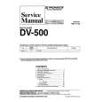 PIONEER DV-500 Service Manual cover photo