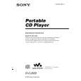 SONY DCJ500 Owner's Manual cover photo