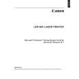 CANON LBP660 Owner's Manual cover photo