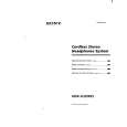 SONY MDR-IF320RK2 Owner's Manual cover photo