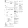 SONY WMFX290 Owner's Manual cover photo