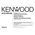 KENWOOD KTCHR100 Owner's Manual cover photo