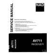 NAD AV711 Service Manual cover photo