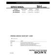 SONY KV-20FA210 Service Manual cover photo