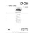 SONY ICFC780 Service Manual cover photo