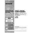 AIWA CSDED20 Owner's Manual cover photo