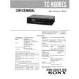 SONY TC-K600ES Service Manual cover photo