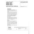 KENWOOD KM107 Owner's Manual cover photo