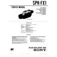 SONY SPK-FX1 Service Manual cover photo