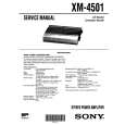 SONY XM4501 Service Manual cover photo