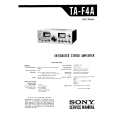 SONY TAF4A Service Manual cover photo